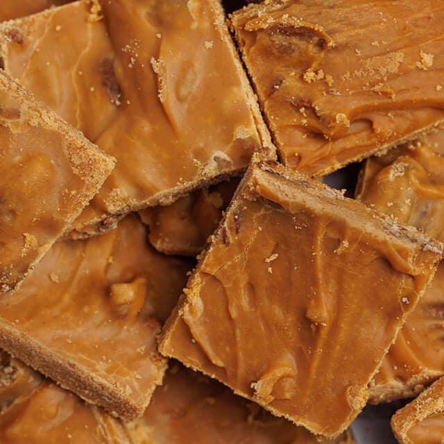 pralines stacked in pile